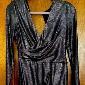 Size 4 Silver cocktail dress